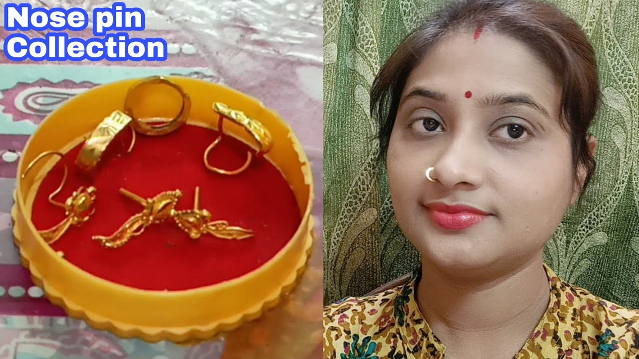 How to Wear and Remove Nose Pin || Requested video || Sania Mirza nose pin collection