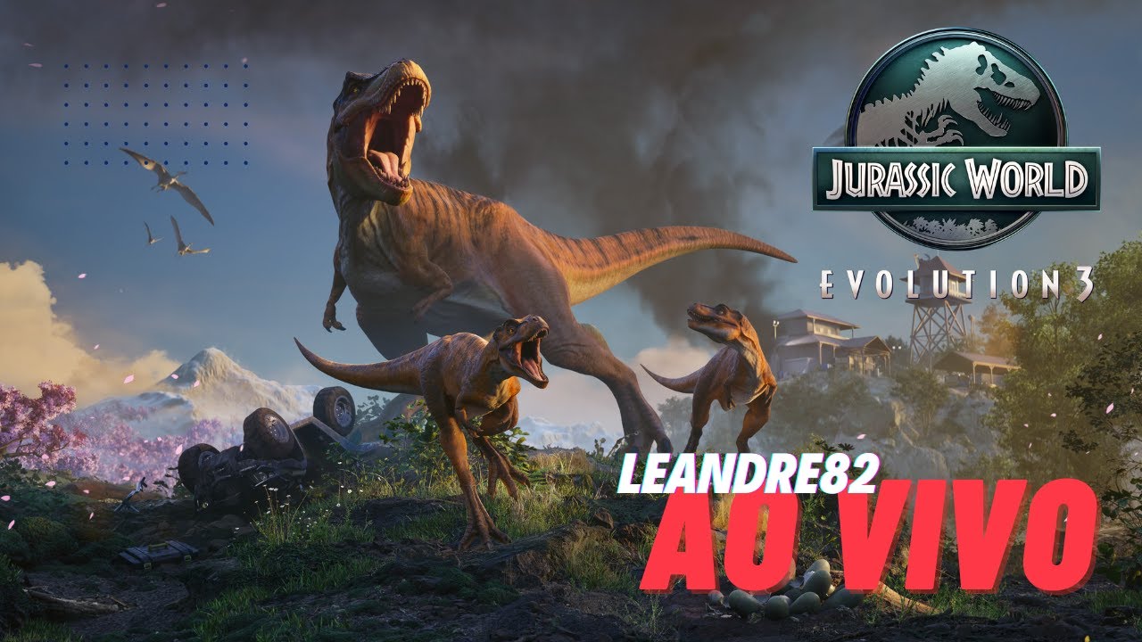 LIVE - O início! Jurassic World Evolution 3! PS5!