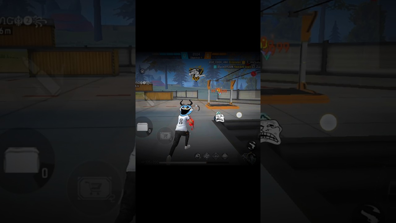 (KGF 2)😱 free fire emote #freefireshorts #freefirefunnysh orts#freefirecomedyshorts