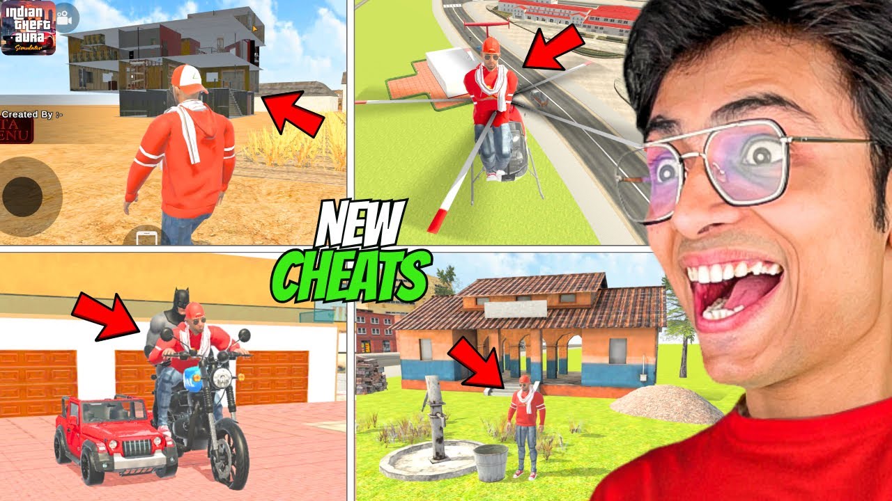 New Cheats in INDIAN THEFT AURA SIMULATOR Mobile Game😱 GRANNY HOUSE