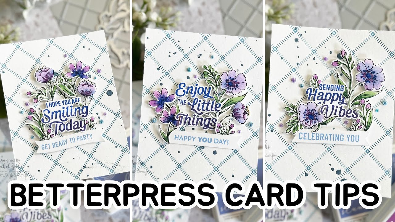 Betterpress Card Tips (Pinkfresh Studio February 2024 Release)
