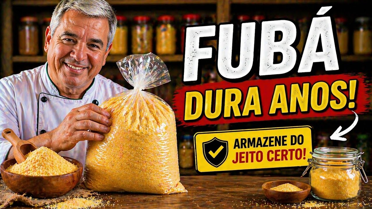COMO ARMAZENAR FUBÁ POR MAIS DE 10 ANOS
