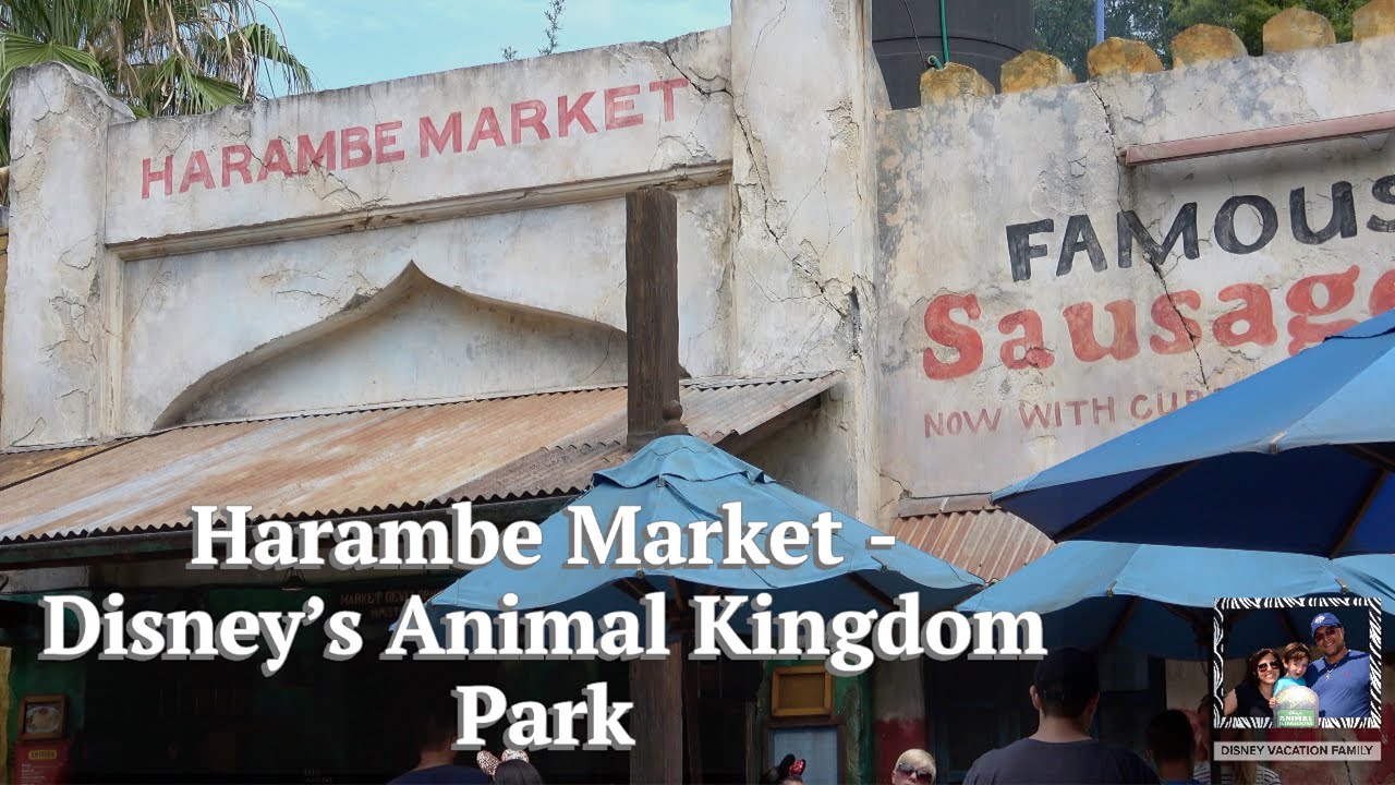 Disney Dining Review HARAMBE MARKET at Animal Kingdom Park