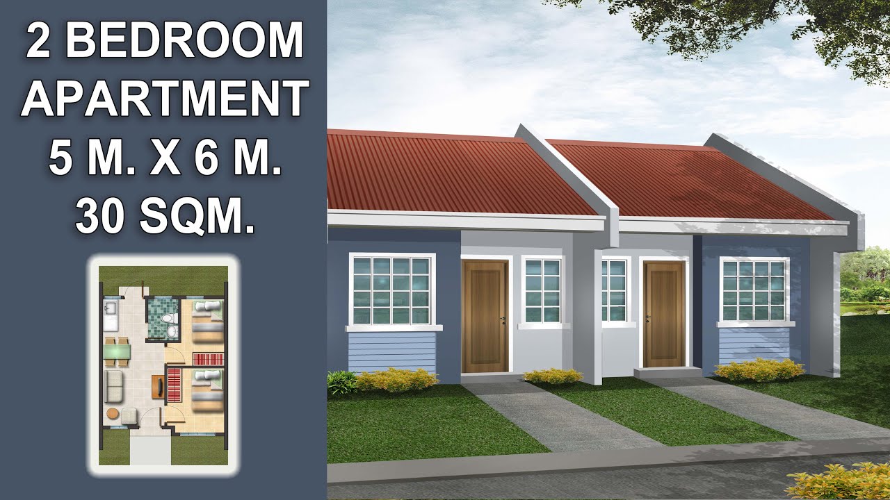 30 Sqm. Small Beautiful Simple Pinoy/OFW Apartment