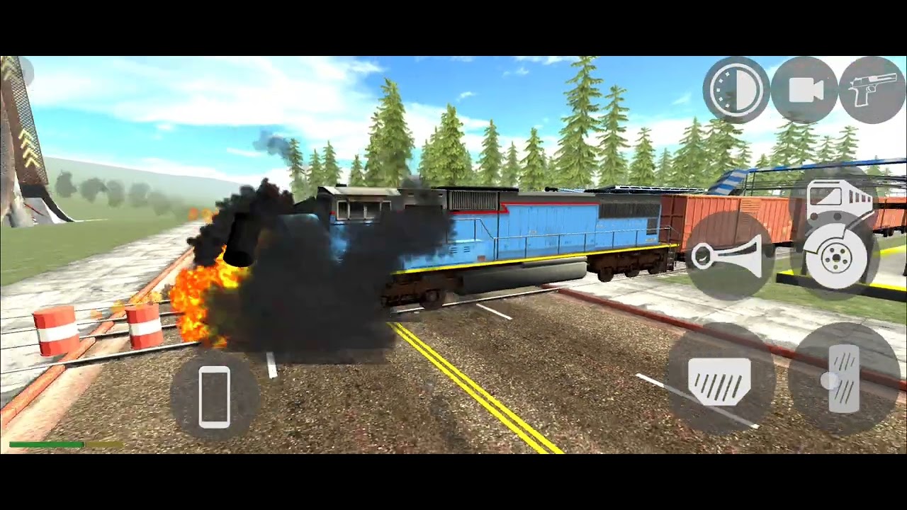 Franklin driving train in fun 🤣🤣😝😜 track mode