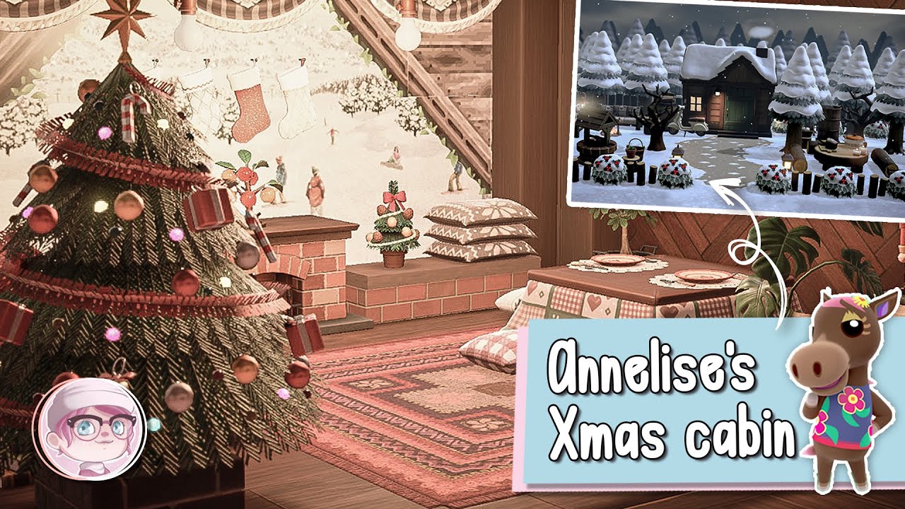 Designing a cosy Christmas cottage | Happy Home Paradise - Interior & Exterior Speedbuild | ACNH