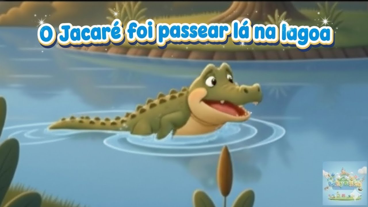 VAMOS CANTAR | O Jacaré Foi Passear Lá na Lagoa | Música Infantil Animada | Versão 2026.
