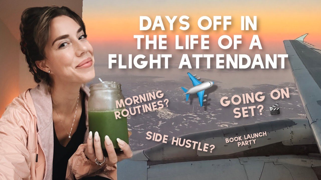 FLIGHT ATTENDANT DAYS OFF - morning routines, background acting, and meeting IG friends IRL 💕