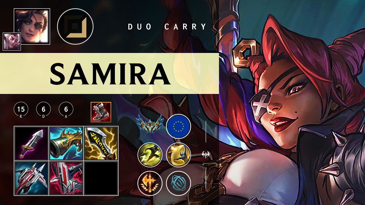 Samira ADC vs Draven - EUW Challenger Patch 26.04