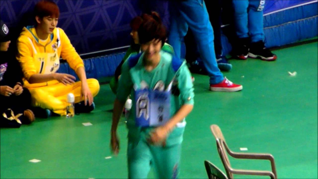 130128 아이돌 스타 육상&양궁 선수권 대회 Chanyeon hungry