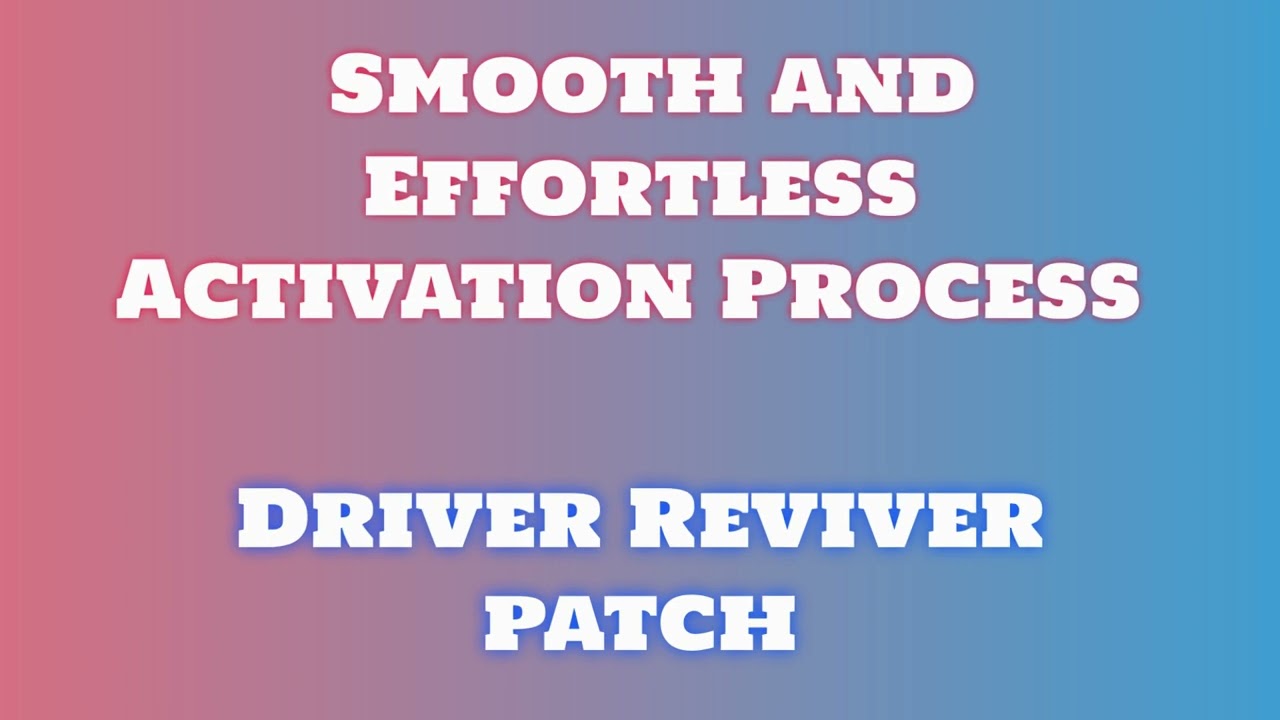 Driver Reviver Setup: Quick and Easy Installation Steps