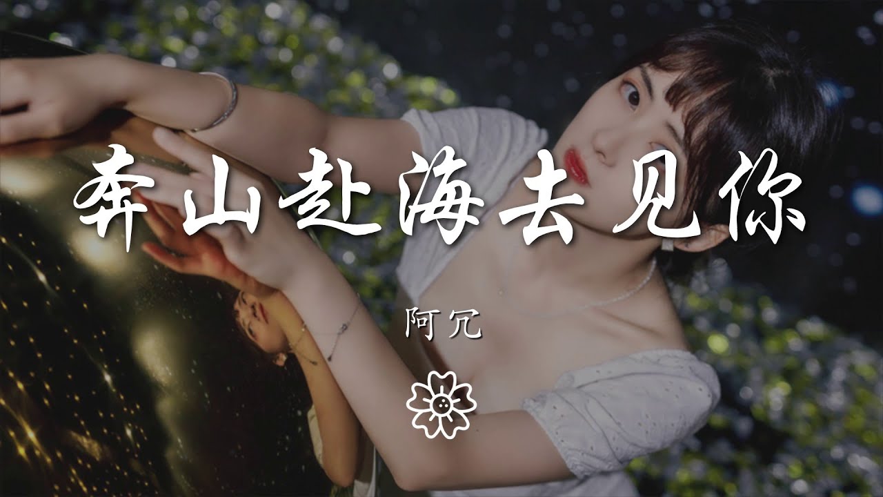 阿冗 - 奔山赴海去見你『我想去見你 哪怕穿過一億四千萬公里』【動態歌詞Lyrics】
