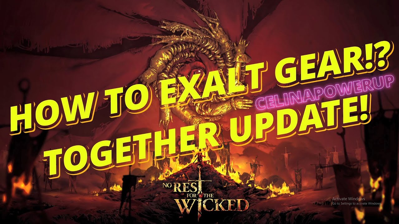 HOW TO EXALT GEAR IN NO REST FOR THE WICKED #norestforthewicked