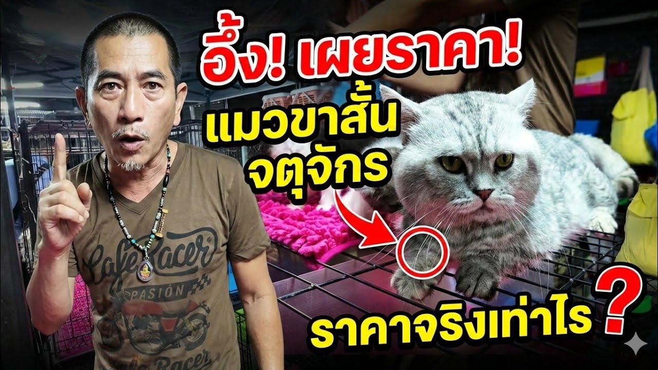 แมว(cat)ขาสั้นที่สวนจตุจักร |พี่หรั่งใจดี