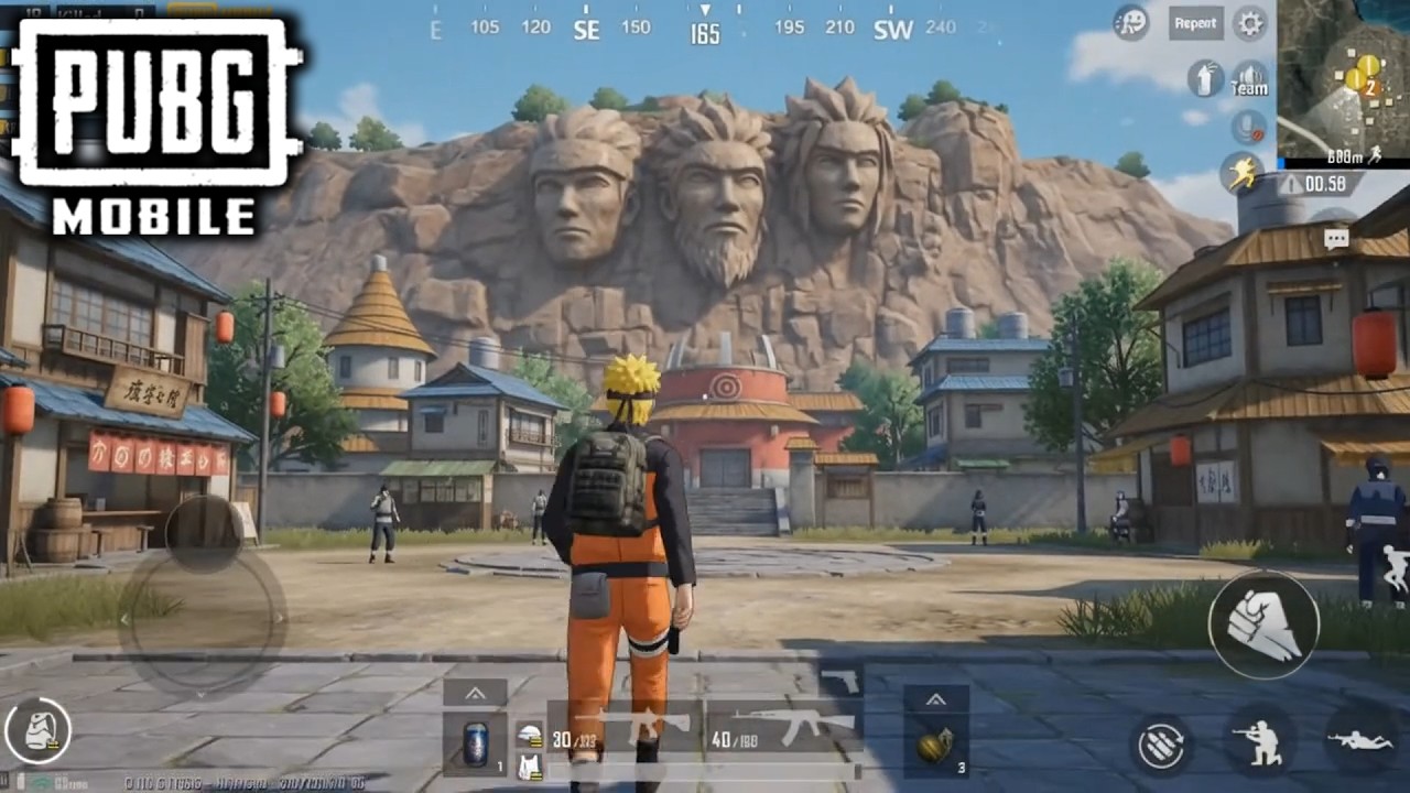 ДЕРЕВНЯ СКРЫТОЙ ЛИСТВЫ в PUBG MOBILE (Обновление Naruto)