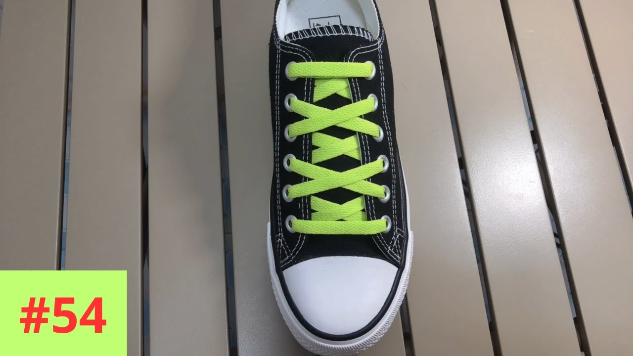 Easy Ways to Tie Your Shoelaces Neatly and Securel ( Method 54 )