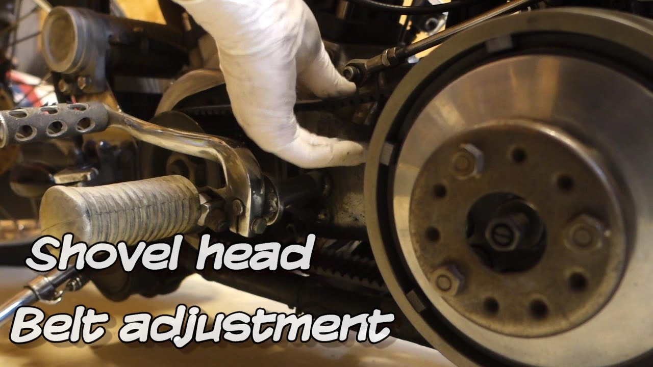 ゆるゆるプライマリーベルト調整＆チェーン調整　Shovelhead Belt adjustment
