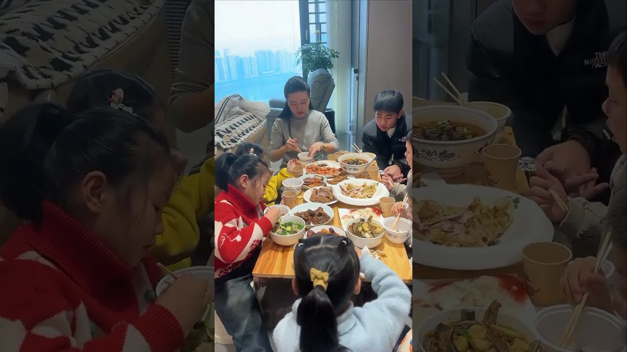 群家人都聚一起了，家里好热闹啊！#Shorts