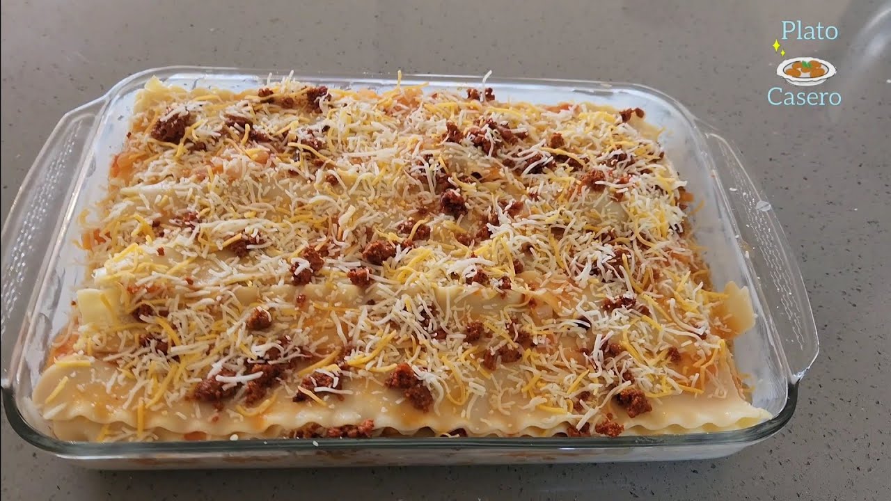 ¡Lasaña mexicana a mi estilo! 🍝🇲🇽 #lasagna #platocasero #lasaña #comida #receta #sabor