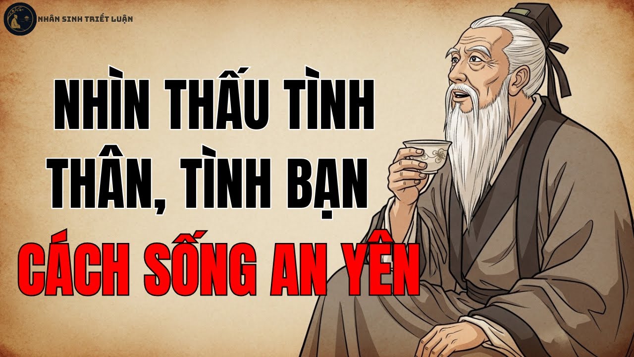 NHÌN THẤU TÌNH THÂN, TÌNH BẠN – CÁCH SỐNG AN NHIÊN CHO NỬA SAU CUỘC ĐỜI