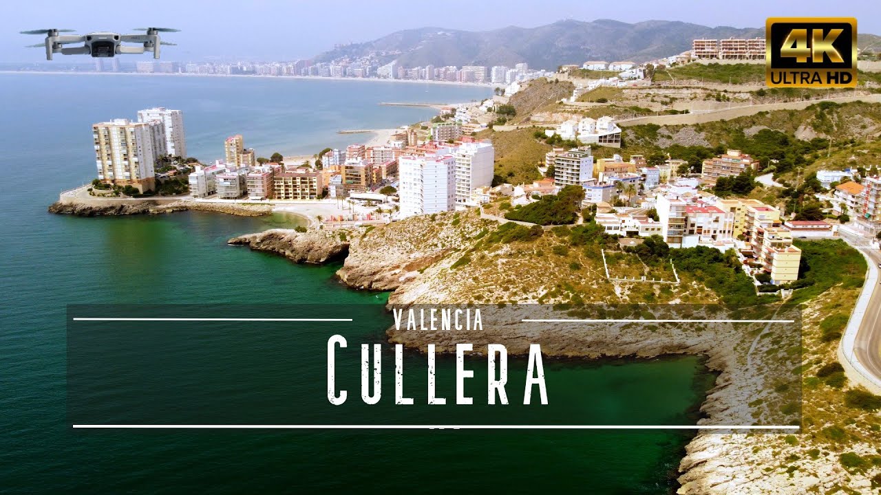 CULLERA (Valencia) - CASTILLO, PLAYA Y FARO - A VISTA DE DRONE 4K - DJI MINI 2