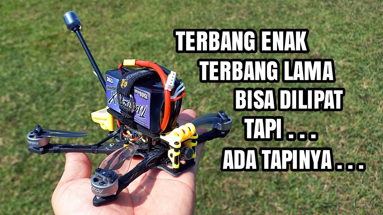 DarwinFPV Foldape4 Analog ELRS GPS Murah 2 Juta'an