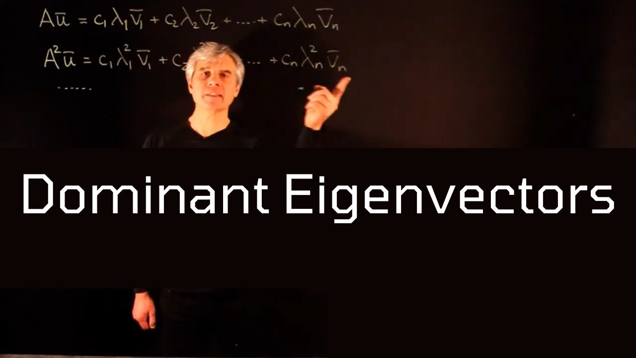 Lecture 52. Dominant Eigenvectors