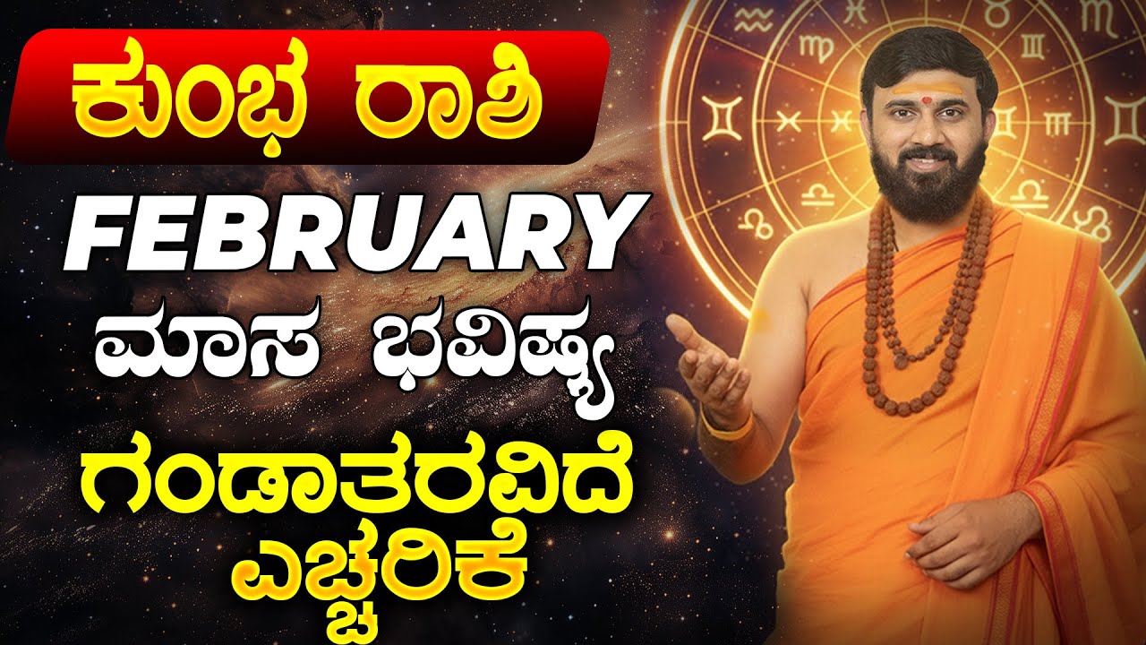 KUMBHA RASHI 2026 BHAVISHYA | Aquarius Kannada
