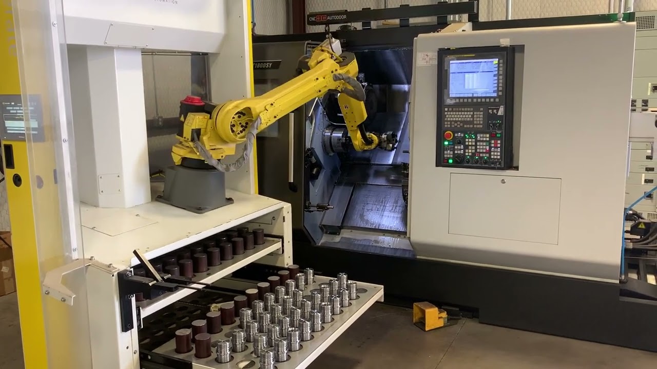 Doosan CNC Turning Center Auction Lot 171- 2016 CELLRO AUTOMATION XCELERATE MODEL X20 ROBOTIC LOADER