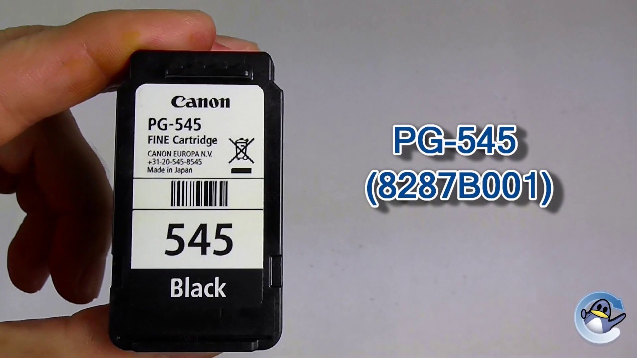 Как заправить черный картридж Canon PG-545 (8287B001)