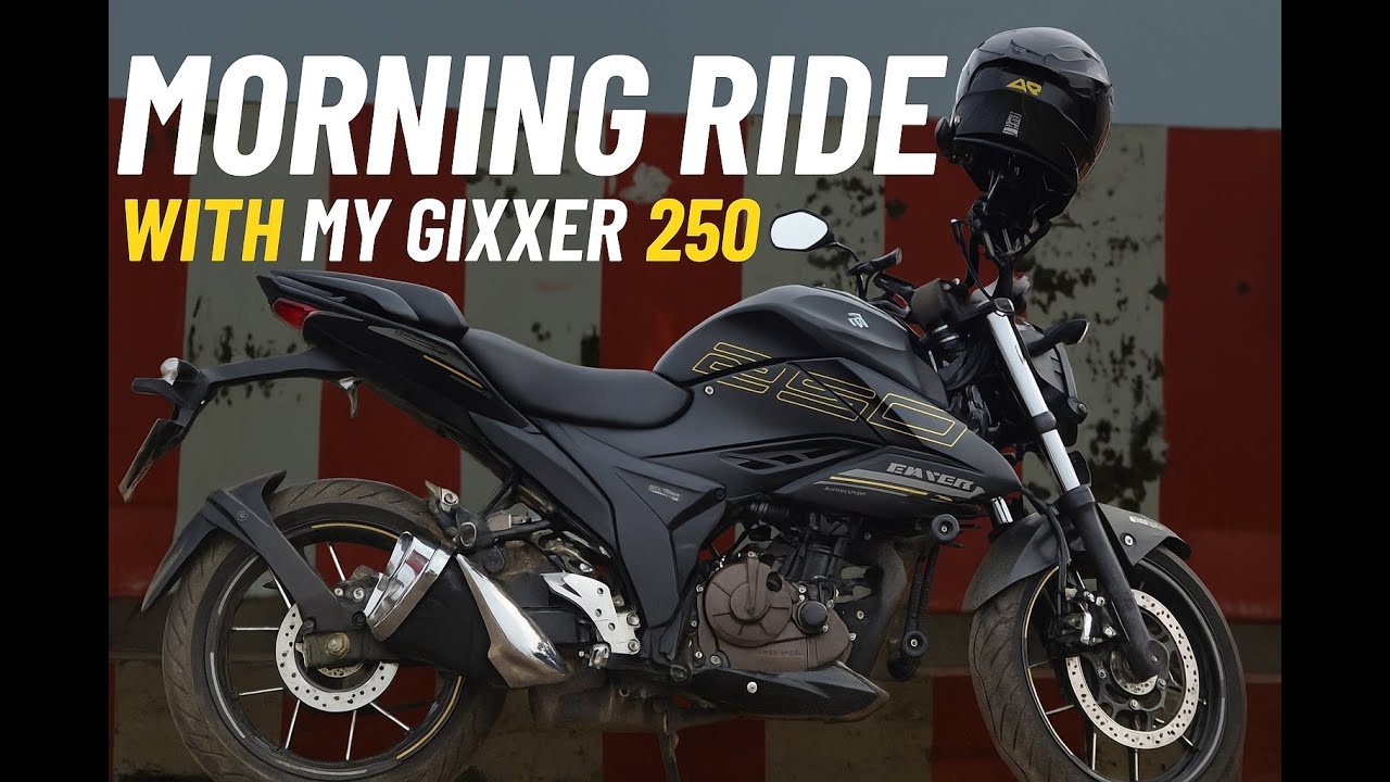 Morning ride with my Suzuki Gixxer 250