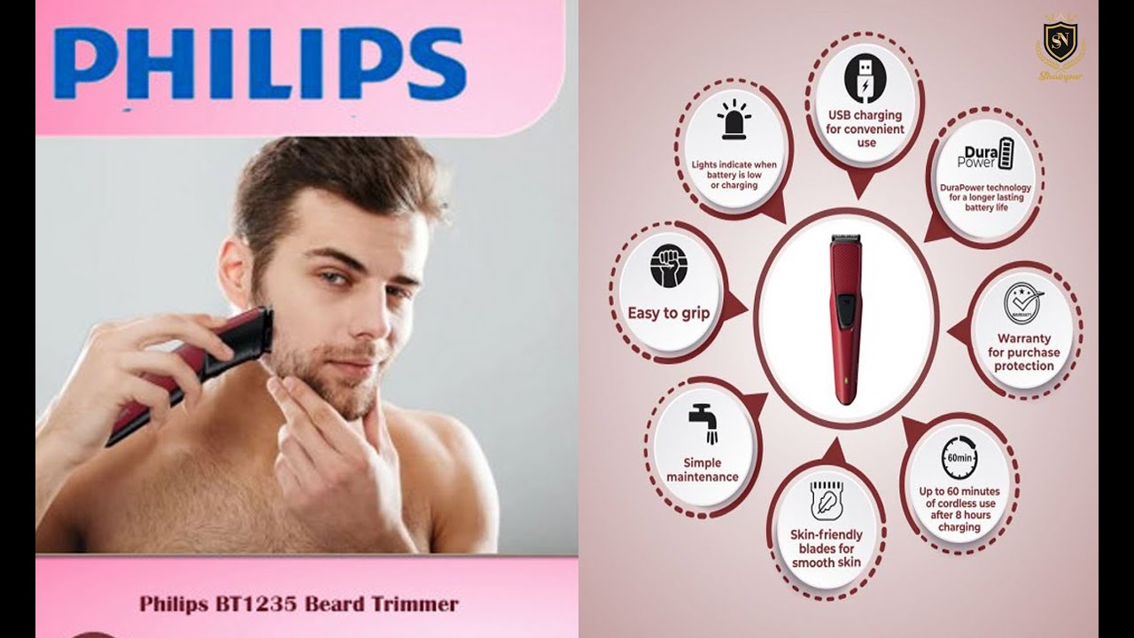Philips BT1235 Beard Trimmer Unboxing || Philips Top Class Brand || Best Quality Trimmer by shainpur