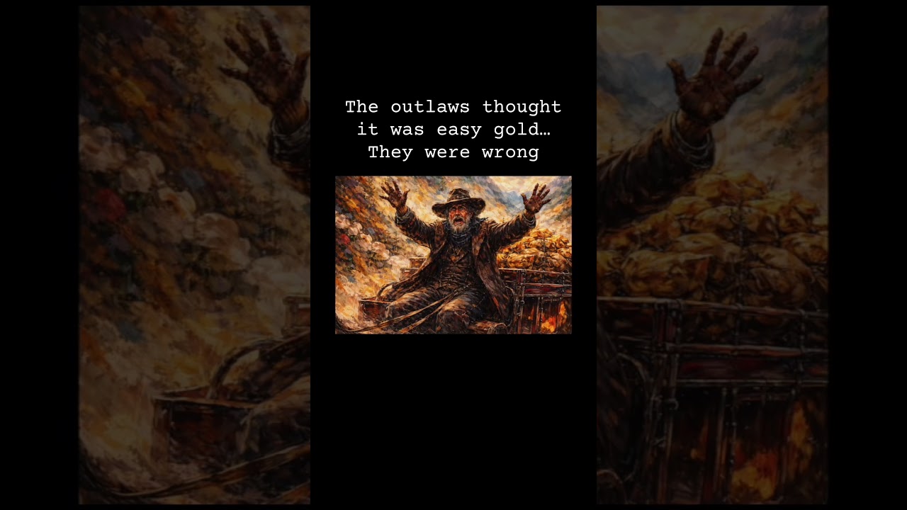 The outlaws thought they were getting the gold …It did not work out that way .