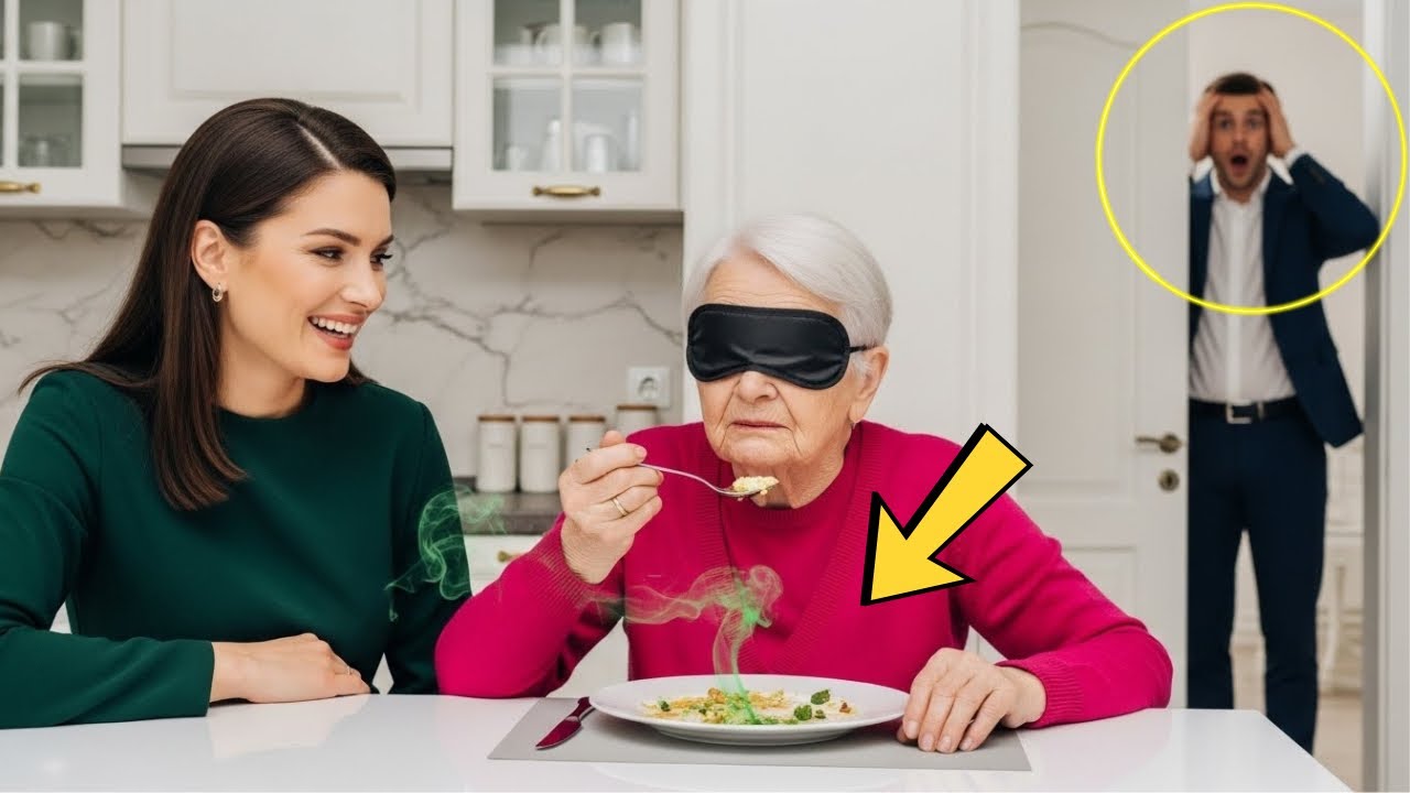 ELA DEU COMIDA ESTRAGADA PRA MÃE CEGA DO MILIONÁRIO - ATÉ QUE O FILHO DESCOBRE O QUE A ESPOSA FEZ…