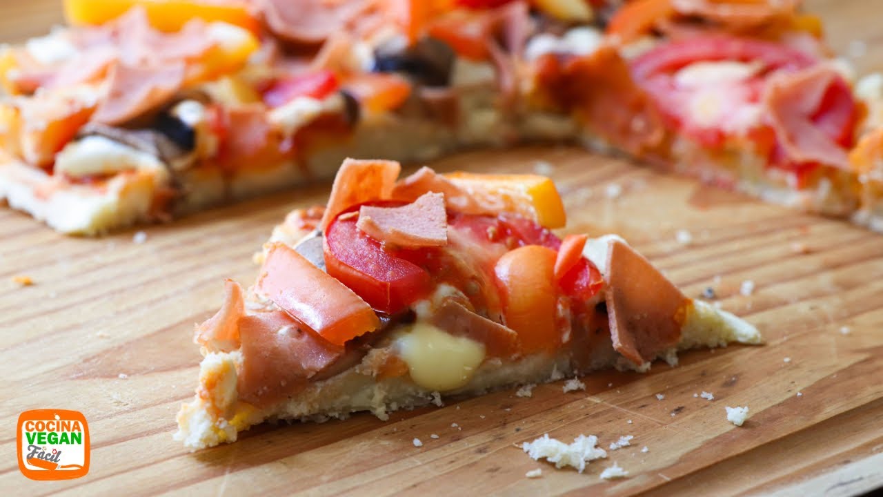 Pizza sin gluten y esponjosa: la masa de garbanzo que tienes que probar. #recetas