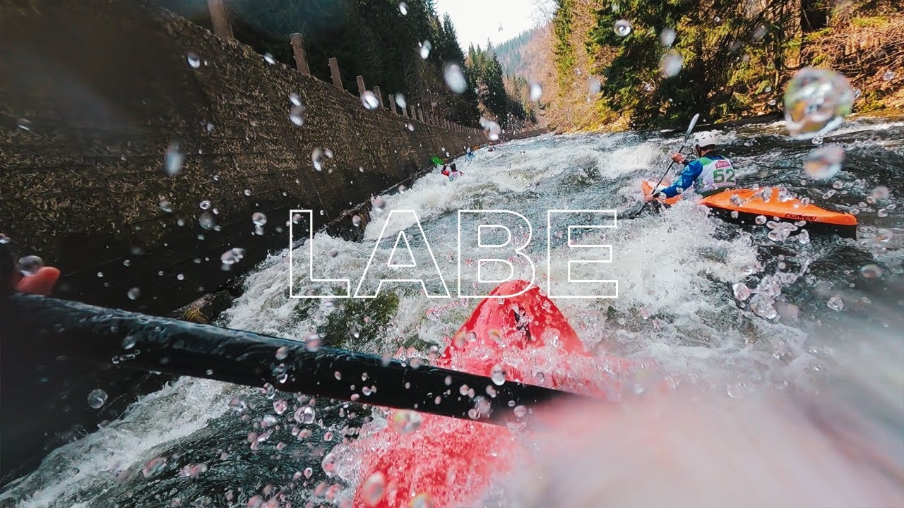 Kayaking on Labe (Elbe) river