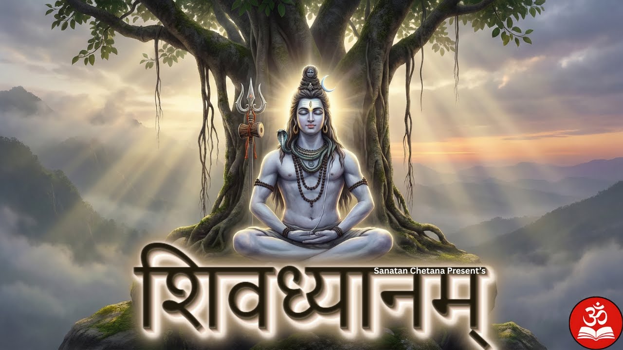 🧘 Shiva Dhyanam | ध्यायेन्नित्यं महेशं | Powerful Shiva Meditation Mantra for Peace