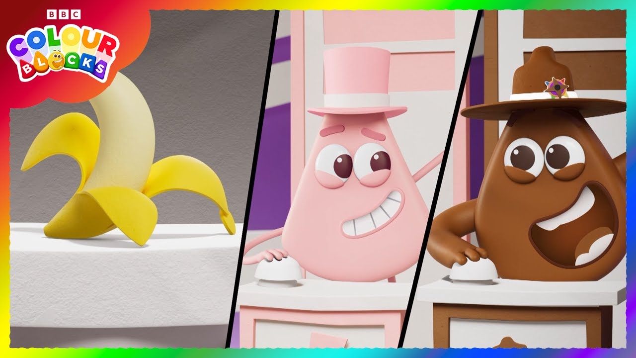 Веселые игры и игры с цветными блоками 🌈 | Дети учатся цветам | Цветные блоки