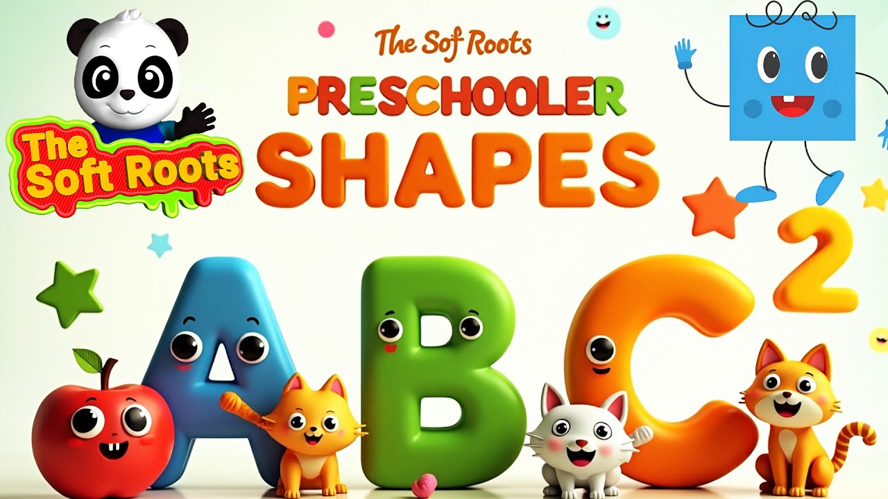 Preschool Learning activities for 3 year olds at home | Learn ABC Phonics Shapes Numbers Colors 🌈