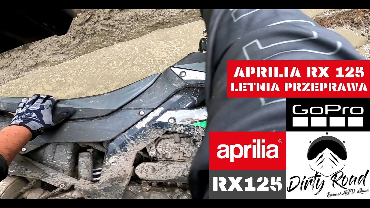 🔺 APRILIA RX 125 - letnia przeprawa w terenie 😈 Da radę❓❕🙀