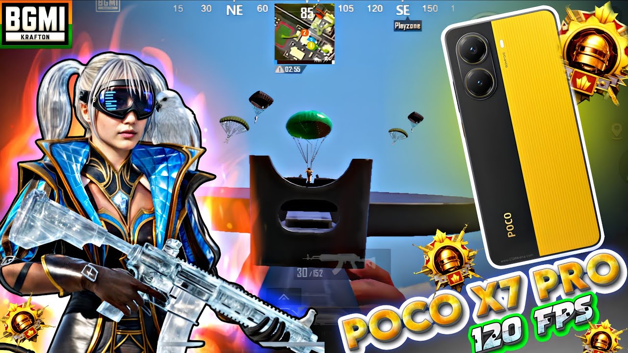 POCO X7 PRO 🔥 SMOOTH + 120 FPS ❤️ BGMI NEW 4.2 UPDATE 😍 LIVIK GAMPLAY 😍 #bgmi @anmol_as2 