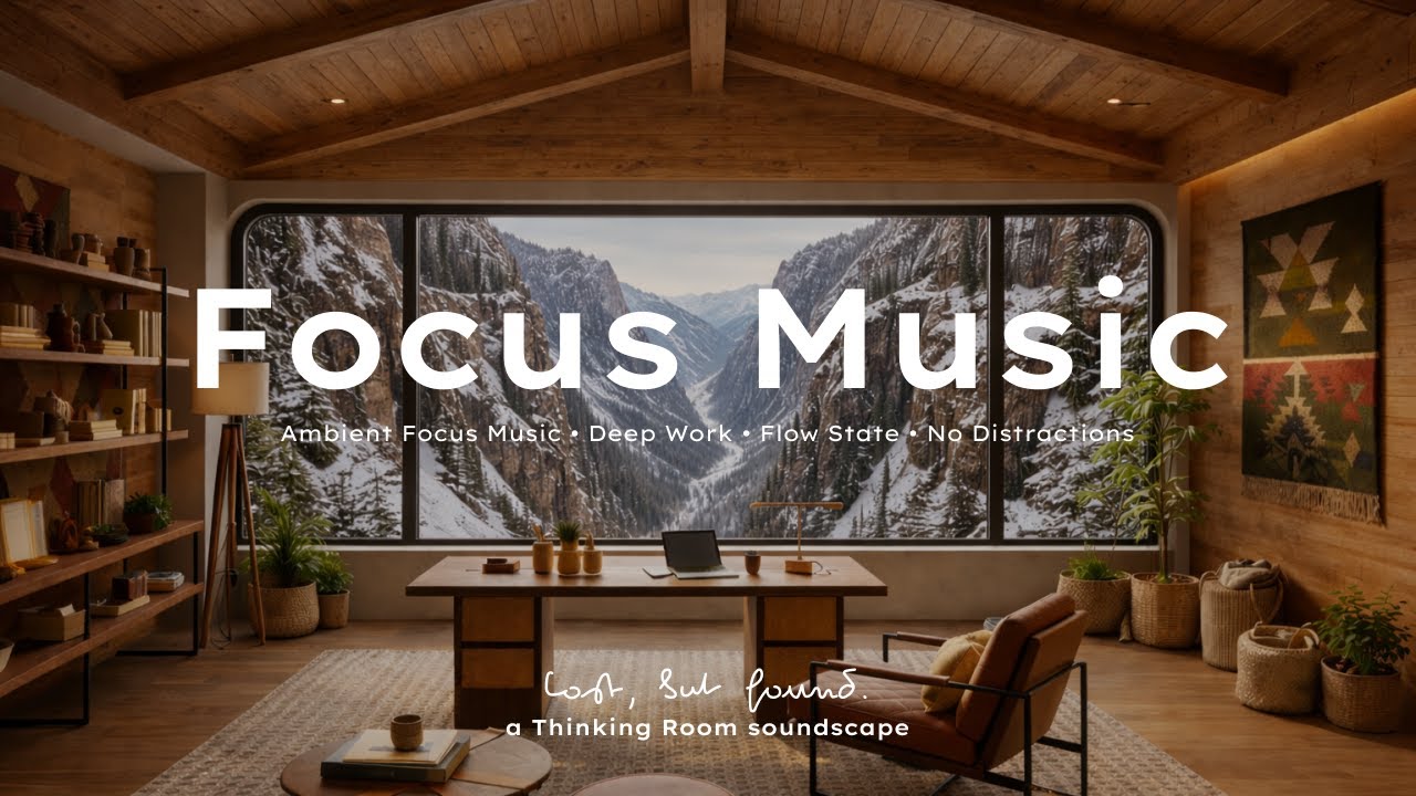 Thinking Room — Lost, but found (Focus Music • Deep Work • Flow State • No Distractions)