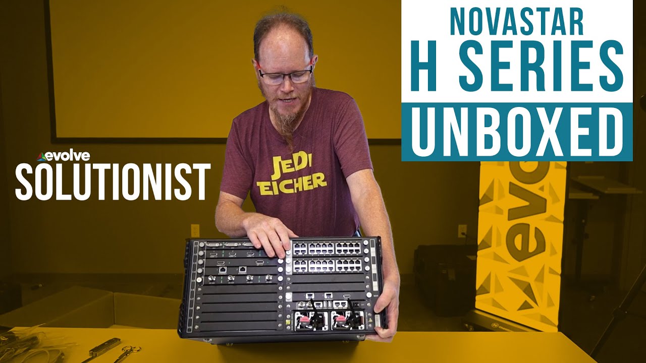 Evolve Solutionist George Ray unboxes the new Novastar H Series