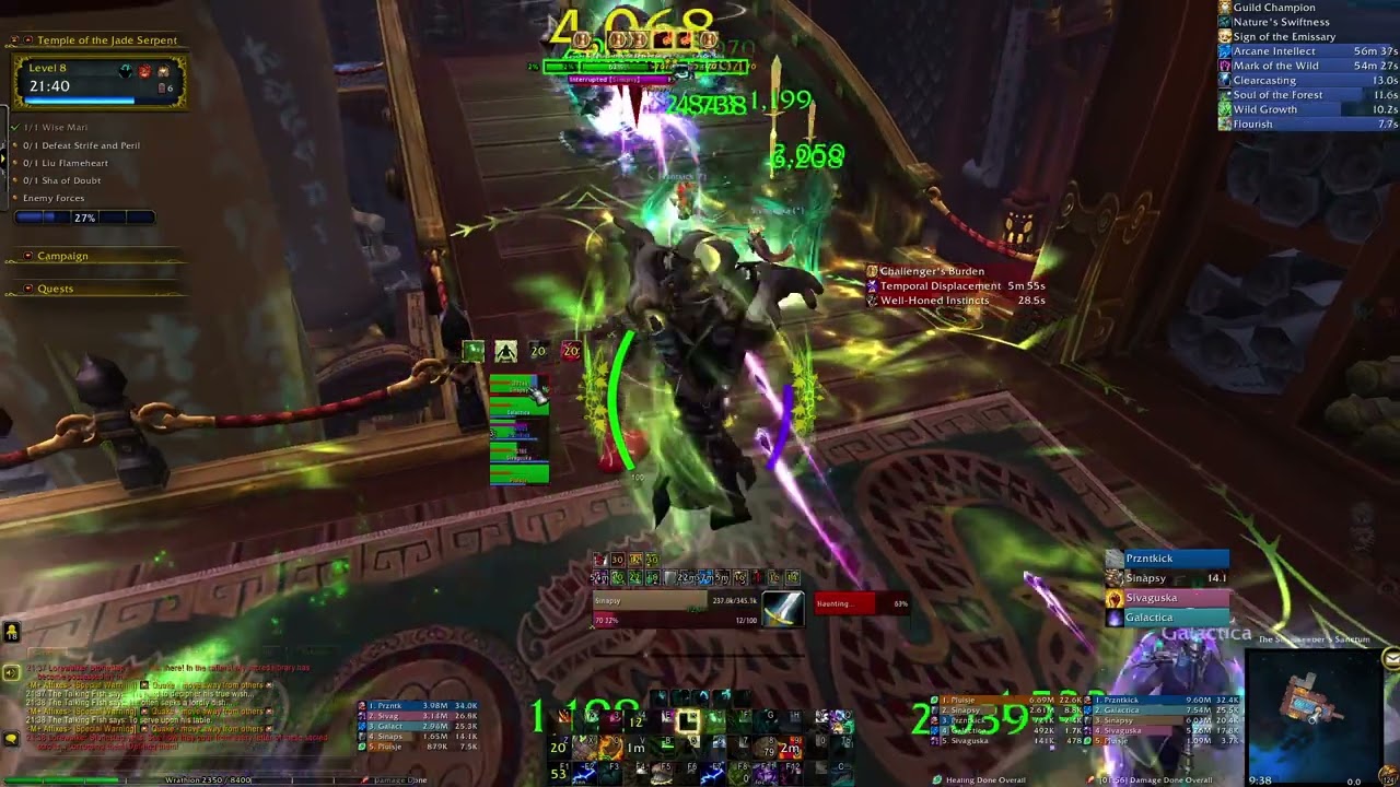 WoW Dragonflight M+8 Temple of the Jade Serpent