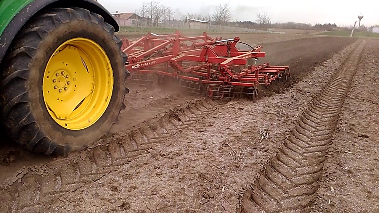 John Deere 6220 germinator kongskilde 4 m