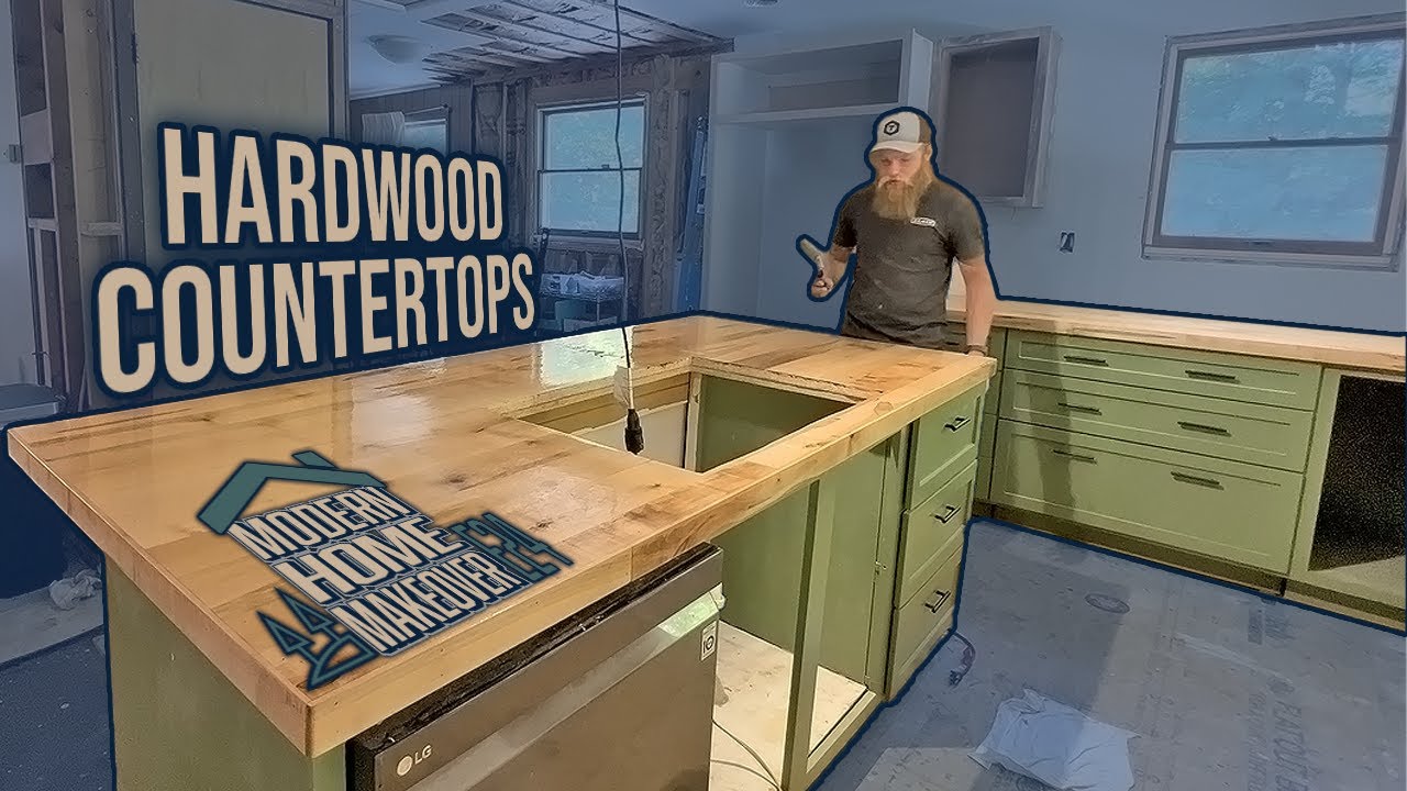 Modern Home Makeover // Hardwood Countertops - Episode 24