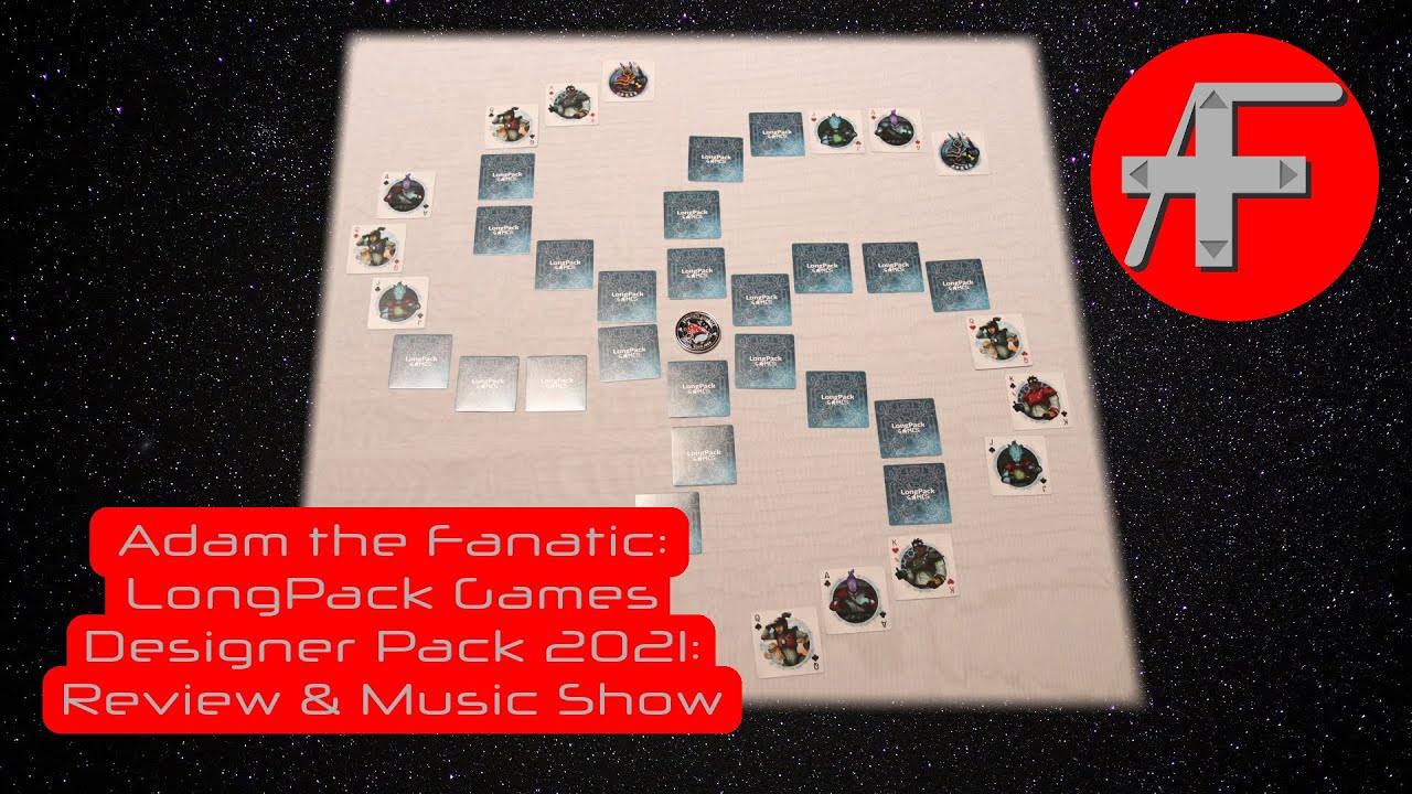 Adam the Fanatic: LongPack Games Designer Pack 2021 - Review and Musical Experience