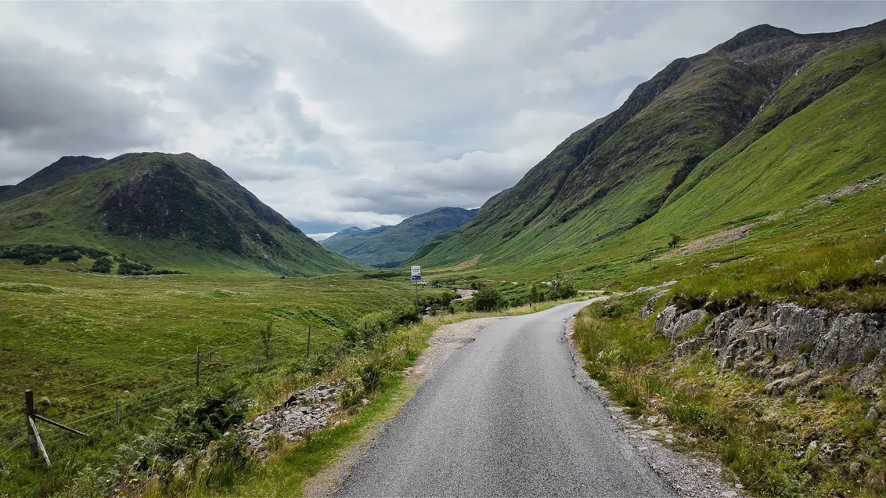 The Glen Etive Road - Scotland’s Most Beautiful Road? - Indoor Cycling Training