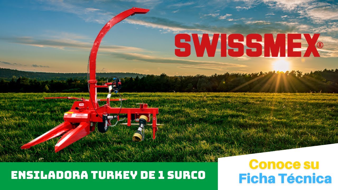 ENSILADORA Turkey de 1 SURCO | SWISSMEX🌽🔴