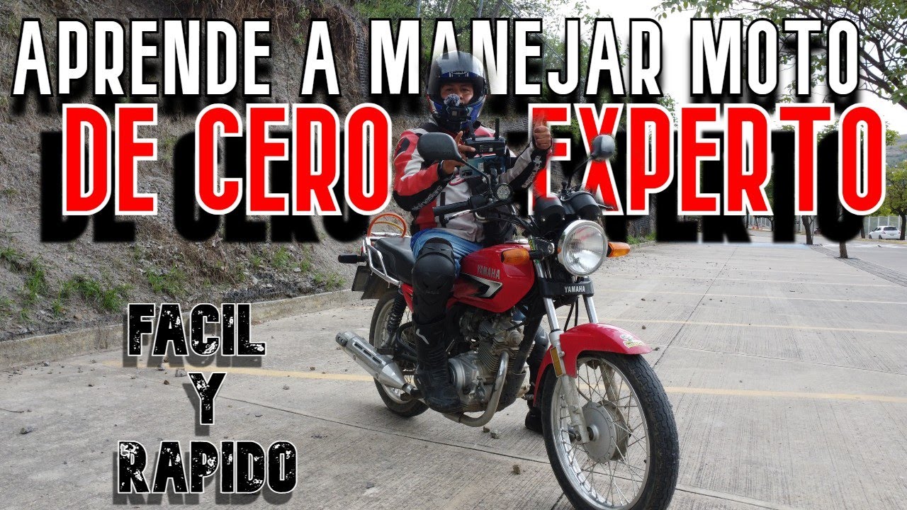 APRENDE A MANEJAR MOTO ESTANDAR FACIL Y RAPIDO.